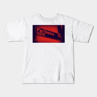 Parthenia Street, SFV, Los Angeles, CA by Mistah Wilson Kids T-Shirt